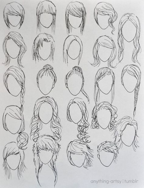 Let's learn how to draw hair step by step image guides . You not only need to concentrate on the details but also work at adding depth to the drawing. Girl Hair Drawing, Drawing Hair, Hair Sketch, 얼굴 그리기, Anime Hair, Anime Eyes, How To Draw Hair, Anime Boys, Art Tips