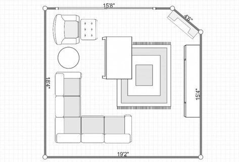 11 Living Room Layouts With A Corner Fireplace To Inspire You Living Room Layout With Tv In Corner, Corner Fireplace Family Room, Living Room Layout With Sectional And Fireplace, Living Room Corner Sofa Layout, Living Room Floor Plans With Fireplace, Corner Sofa Living Room Layout Tv, Corner Fireplace Room Layout, Living Room Layout With Corner Fireplace Furniture Arrangement, Living Room Layouts With Corner Fireplace