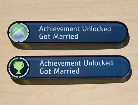 Xbox Wedding, Video Game Wedding, Gamer Wedding, Fairy Tail Wedding, Achievement Unlocked, Bottle Opener Favors, Nerd Wedding, Custom Xbox, Geeky Wedding