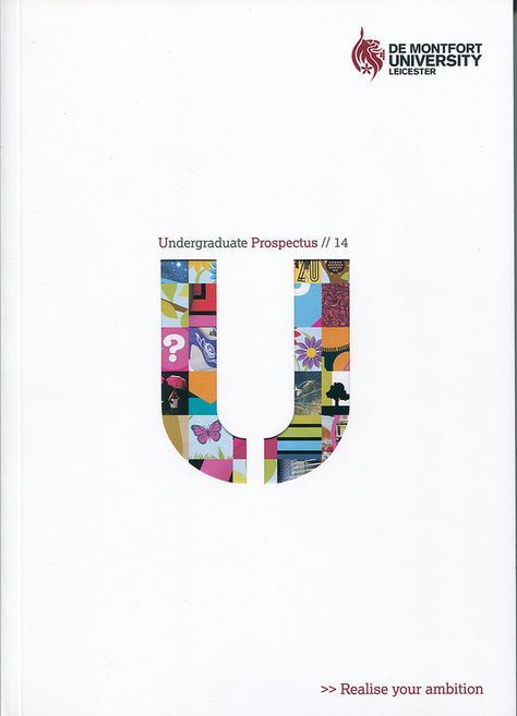 DMU Prospectus 2014 | by demontfortuniversity University Magazine Cover Design, University Magazine Cover, University Prospectus Design, Prospectus Design Layout, Prospectus Cover Design, University Brochure Design, University Poster Design, Poster University, Prospectus Design