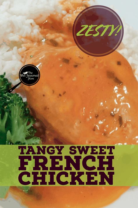 French Chicken, Apricot Chicken, Chicken Baked, Sweet Chicken, French Dressing, Fast Recipes, Slow Cooker Chili, Crockpot Dishes, Cook Chicken Breast