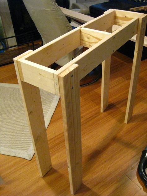 Diy Console, Diy Console Table, Diy Table, Pallet Projects, Design Case, Pallet Furniture, Diy Wood Projects, Rustic Furniture, Furniture Projects