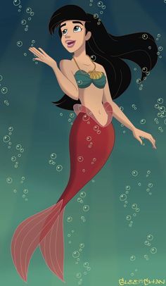 Melody Ariels Daughter, Melody Mermaid, Melody Little Mermaid, Princess Melody, Princesas Disney Anime, Ariel Disney, Mermaid Pictures, Disney Princess Drawings, Princess Drawings