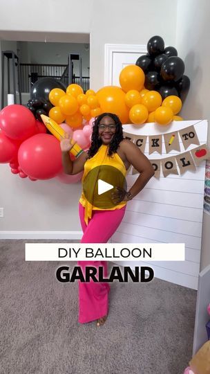 7.7K views · 1.8K reactions | There are so many different ways to assemble a ballon garland. 📌 𝐒𝐀𝐕𝐄 𝐭𝐡𝐢𝐬 𝐯𝐢𝐝𝐞𝐨 for a simple method using just rubber bands & tape. ⁣⁣
⁣⁣
𝐂𝐨𝐦𝐦𝐞𝐧𝐭 “𝐁𝐚𝐥𝐥𝐨𝐨𝐧” and I’ll send you the link to all of the supplies & balloon sizes I used. Plus this tape that I absolutely love. It’s super strong and doesn’t pull off your paint! If you love doing DIY party decor…it’s a must-have. ⁣⁣
⁣⁣
𝐋𝐞𝐭 𝐦𝐞 𝐤𝐧𝐨𝐰 𝐢𝐟 𝐭𝐡𝐢𝐬 𝐪𝐮𝐢𝐜𝐤 𝐭𝐮𝐭𝐨𝐫𝐢𝐚𝐥 𝐰𝐚𝐬 𝐡𝐞𝐥𝐩𝐟𝐮𝐥! 𝐀𝐧𝐲 𝐨𝐭𝐡𝐞𝐫 𝐩𝐚𝐫𝐭𝐲 𝐃𝐈𝐘𝐬 𝐭𝐡𝐚𝐭 𝐲𝐨𝐮’𝐝 𝐥𝐢𝐤𝐞 𝐭𝐨 𝐥𝐞𝐚𝐫𝐧?⁣⁣
.⁣⁣
.⁣⁣
.⁣⁣
.⁣⁣
#diyballoongarland #balloongarlandtutorial #partydecorations #diypartydecor #balloondecorations #partydiy #backtoschooldecor | Jasmine Camble | Houston Mom Blogger | Nu Genea · Balloon Decorations Diy Tutorials, Diy Party Decor, Diy Balloon Decorations, Balloon Decor, 10k Views, Balloon Diy, Diy Party Decorations, Pull Off, Mom Blogger