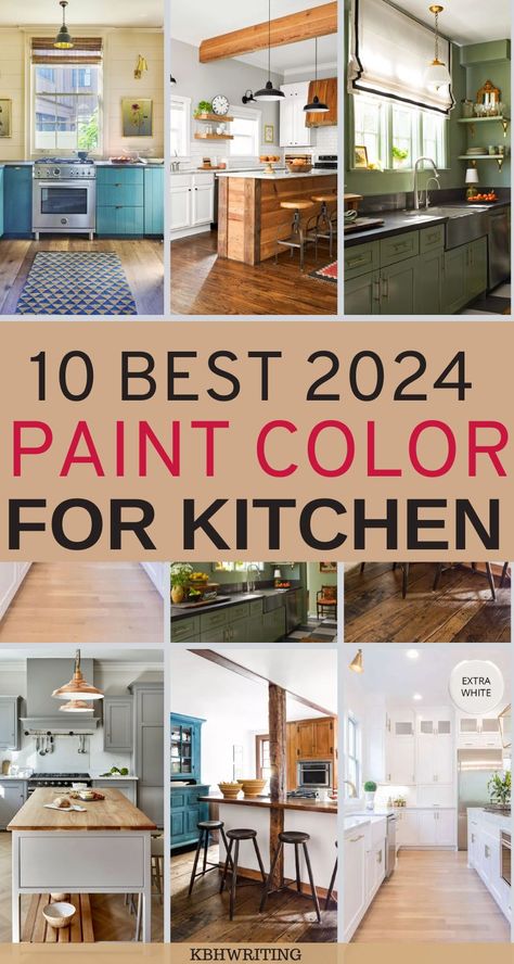 10 Hottest Kitchen Paint Color Trends This 2024 Colores Kitchen Cabinets, On Trend Kitchen Colours, Neutral Colour Kitchen Ideas, Fun Kitchen Colors For Walls, Sunset Kitchen Aesthetic, Kitchen Colors Schemes 2024, Best Kitchen Cabinet Paint Colors 2024, Earthy Kitchen Paint Colors, Kitchen Color Stories