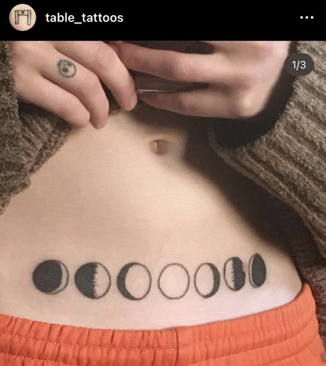 Chest Tattoo Simple, Moon Phase Tattoo, Belly Button Tattoo, Moon Phase Ring, Moon Phases Tattoo, Belly Tattoo, Ring Tattoos, Collar Bone Tattoo, Tat Ideas