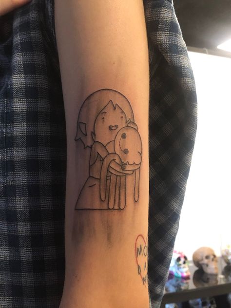 Tiny Adventure Time Tattoo, Adventure Time Tattoo Marceline And Pb, Adventure Time Marceline Tattoo, Marceline Tattoo Ideas, Pb And Marceline Tattoo, Marceline Hambo Tattoo, Tattoos Adventure Time, Hambo Adventure Time Tattoo, Marceline Tattoo