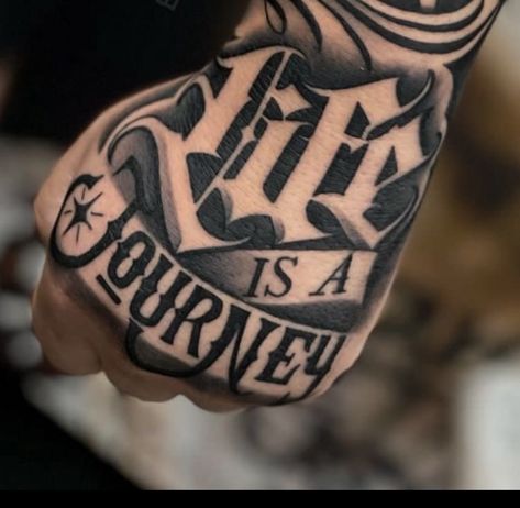 Money Bands Tattoo, Tätoo Hand Men, Hand Tattoos Men Ideas, Hand Tattoo Stencils For Men, Lettering Tattoo Men, Hand Tats For Guys, Men’s Hand Tattoo, Male Hand Tattoos, Back Of Hand Tattoos