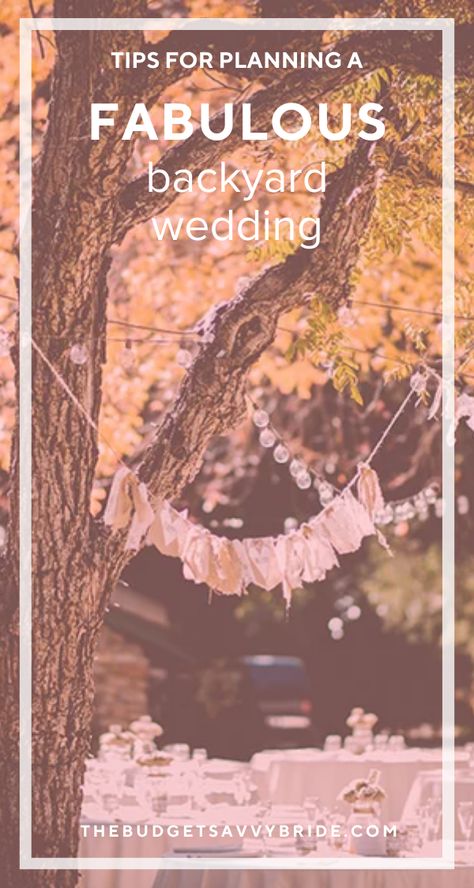 Planning to have your wedding at home? Don’t miss these backyard wedding tips for hosting a smooth and enjoyable event in your own backyard! Wedding Freebies, Wedding At Home, Wedding On A Budget, Wedding Planning Timeline, Ceremony Seating, Paper Fans, Exclusive Wedding, Twinkle Lights, Budget Wedding