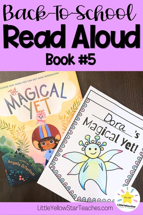 Create a supportive learning environment and cultivate Growth Mindset in your students from day one. Why not start with the heartwarming back to school read alouds, "The Magical Yet", and introduce Growth Mindset as well as The Power of Yet strategy to your students? Follow up with a Free back to school activity! Click on the link to discover how to use this book and get a free teaching resource for your first week of school activities. Beginning Of The Year Read Alouds, You Get What You Get Book Activities, Back To School Night Craft, Beginning Of The Year Activities 2nd, The Magical Yet Activities, Read Aloud Activities Kindergarten, The Magical Yet Book Activities, Magical Yet Activities, The Magical Yet