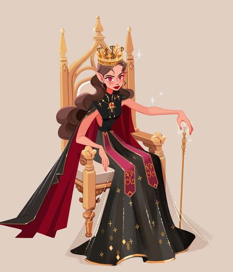 Queen Artwork, Queen Character, Queen Drawing, Queen Outfit, Instagram Queen, Pretty Drawings, Princess Art, Creative Artwork, July 10