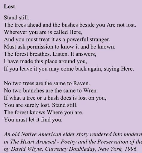 Love his poetry.  Reminder to spend more time at home in nature.  The forest knows where you are... | David Whyte Yoga Poems, Celtic Wisdom, Clarity Quotes, David Whyte, Wild Magic, Dad Poems, Soul Poetry, Poetry Month, Poem A Day