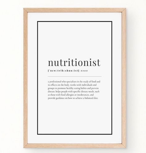 \Nutritionist Definition Poster\ is a beautifully designed poster that contains definitions of a nutritionist. The poster is designed to be both informative and visually appealing Nutrition Office Decor, Nutritionist Office, Nutrition Office, Functional Nutritionist, Nutrition Club, Importance Of Mental Health, Definition Poster, Health Coach Business, Effective Workout Routines