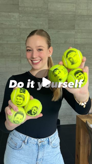 Jalena Meyer on Instagram: "DIY Tennis & Paddle Ball Prints🎾📸@jalenameyer #sportfluencer - 🇺🇸Did it work? If not, send me a DM and order a personalized ball with an individual picture of you, an important person or a sporting role model. - 🇩🇪🇨🇭Hat es funktioniert? Wenn nein, schick mir eine DM und bestell einen personalisierten Ball mit einem individuellen Bild von Dir, einer wichtigen Person oder sportlichen Vorbild. - 🇫🇷Est-ce que ça a marché ? Sinon, envoyez-moi un DM et commandez un ballon personnalisé avec une photo individuelle de vous, d’une personne importante ou d’un modèle sportif. - 🇮🇹Ha funzionato? In caso contrario, mandami un messaggio e ordina un pallone personalizzato con una tua foto, una persona importante o un modello sportivo. - 🇪🇸🇦🇷¿Funcionó? Si no, env Paddle Ball, Instagram Diy, Role Model, Pictures Of You, Role Models, Tennis, Gift Ideas, Instagram