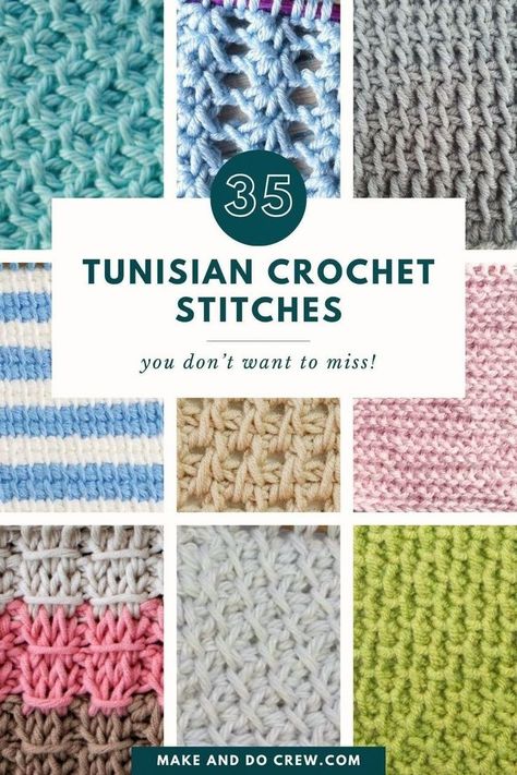 Learn new crochet skills with these Tunisian crochet stitches from Make and Do Crew. From basic to advanced, there’s something for everyone. Learn our favorite Tunisian crochet stitches with easy-to-follow photo tutorials, video tutorials and free patterns. Beginners will love the step-by-step approach, ensuring each stitch, from the full stitch to the reverse stitch, is mastered with ease. Visit our blog for more free Tunisian crochet tutorials today! - Tunisian Crochet Pattern Tunisian Crochet Beginner, Tunisian Crochet Free, Tunisian Crochet Blanket, Easy Beginner Crochet Patterns, Tl Yarn Crafts, Crochet Beginner, Make And Do Crew, Crochet Stitches Chart, Tunisian Crochet Pattern