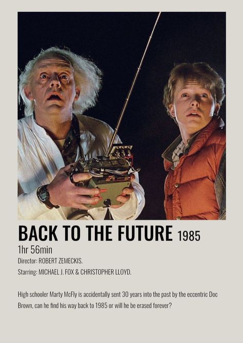 Back To The Future Movie Poster, Polaroid Movies, Famous Movie Posters, Back To The Future Movie, Room Cinema, 80s Movie Posters, Cinema Decor, The Future Movie, Classic Films Posters