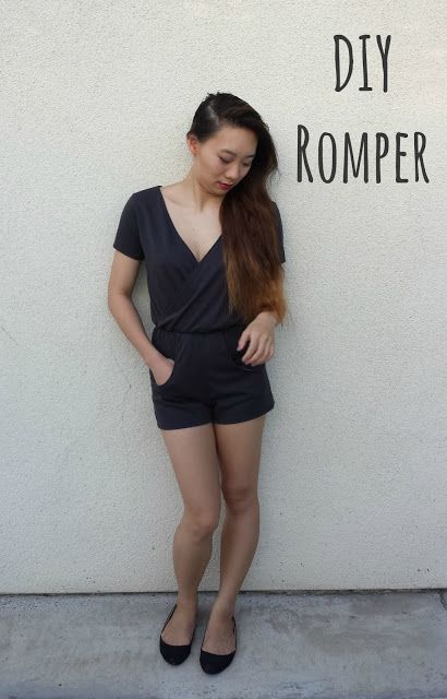 Laugh Love Live Dance: DIY Romper -- You could make this in any color or neutral (or a cute tropical print for the summertime)! Diy Romper Women Pattern, Diy Romper Women, Diy Romper, Dance Diy, Diy Fashion Ideas, Romper Pattern, Diy Fashion Clothing, Sewing Clothing, Clothing Diy