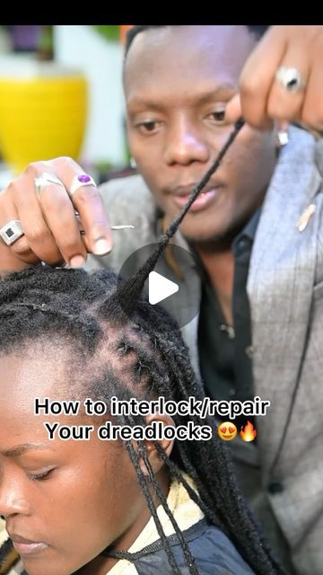 Temporary or artificial dreadlocks Nairobi on Instagram: "HOW TO INTERLOCK YOUR DREADLOCKS

In viewing follow like, comment and share 

@lockedbykareem #lockedbykareem #kareemtemporarylocs #temporarylocsnairobi #hairwashday #temporarylockenya #explorepage✨" Artificial Dreadlocks, Long Loc Styles, A Boogie Wit Da Hoodie, Loc Extensions, Starter Locs, Chief Keef, Natural Hair Tips, Loc Styles, Nairobi