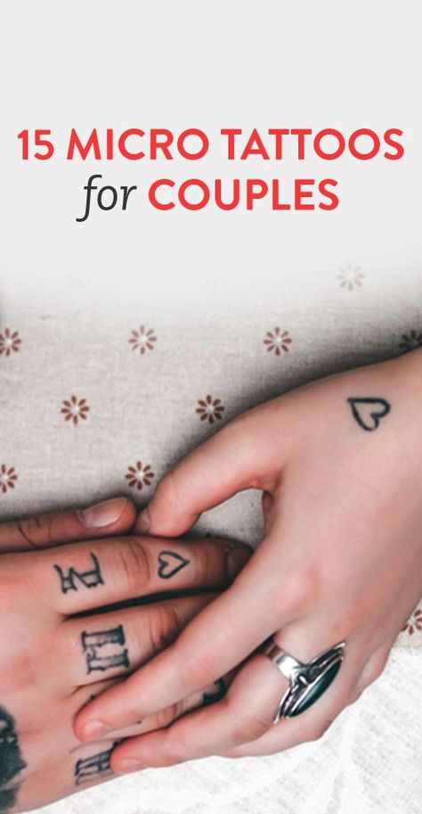 15 Micro Tattoos For Couples