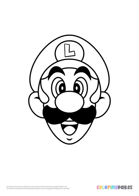 Mario And Luigi Drawing Easy, Mario Characters Coloring Pages, How To Draw Luigi, Super Mario Drawing Easy, Super Mario Bros Drawing, Mario Characters Drawing, Mario Bros Drawing, Luigi Drawing, Luigi Coloring Pages