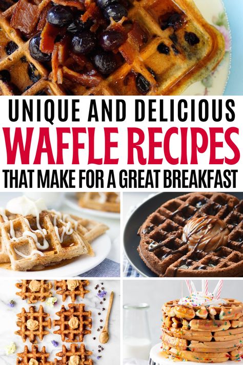 Ihop Waffle Recipe, Unique Waffle Recipes, Waffle Mix Recipes, Savory Waffle Recipe, Pancake Syrup Recipe, Crumble Cookie Recipe, Yummy Waffles, French Toast Waffles, Waffle Iron Recipes