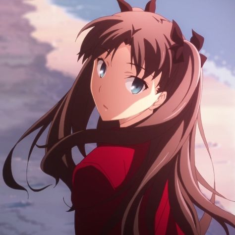 Rin Tohsaka Pfp, Rin Tohsaka Icon, Anime Playlist, Rin Tohsaka, Tohsaka Rin, Waifu Material, Image Icon, Fate Zero, Stay Night