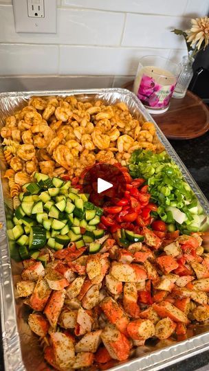 Seafood Salad Dressing Recipe, Seafood Pasta Salad Recipes Cold, Pasta Salad With Shrimp, Tri Color Pasta Salad, Seafood Pasta Salad, Seafood Pasta Salad Recipe, Tri Color Pasta, Seafood Salad Pasta, Sea Food Salad Recipes