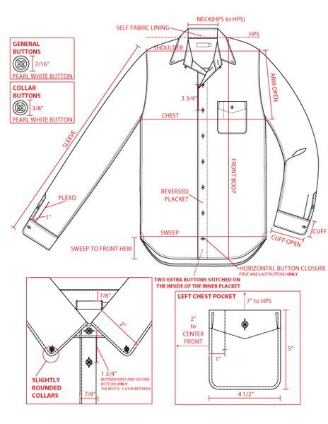 FASHION DESIGN | Technical Drawing / Flat Drawing / Trade Sketch  Example of a shirt and close up of detail Mens Shirt Flat Sketch, Shirt Flat Drawing, Shirt Technical Drawing, Shirt Pattern Design, Shirt Tech Pack, Mens Illustration, Technical Drawing Fashion, Fashion Technical Drawing, Technical Sketch