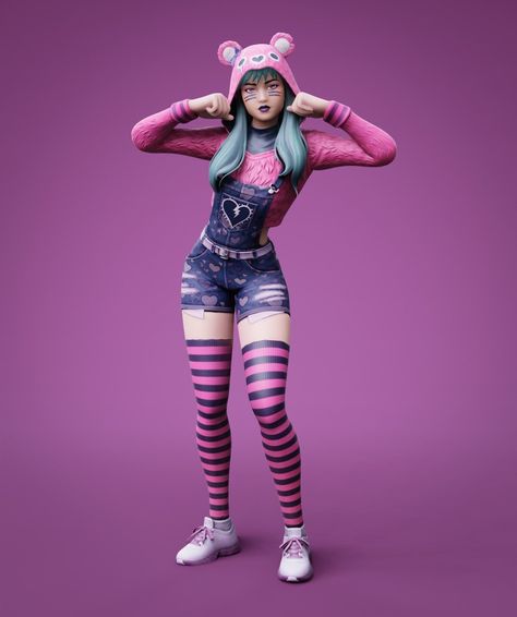 Syd Fortnite Skin, Fortnite Character Design, Fortnite Female Skins, Girly Fortnite Skins, Syd Fortnite, Fortnite Skins Female, Fortnite Girl Skins, Video Game Outfits, Fortnite Characters