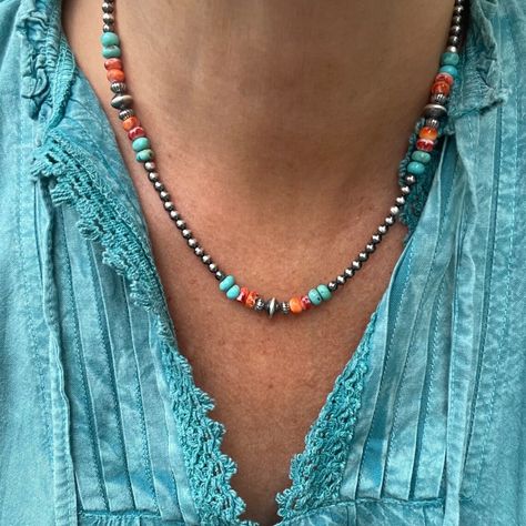 Turquoise jewelry outfit