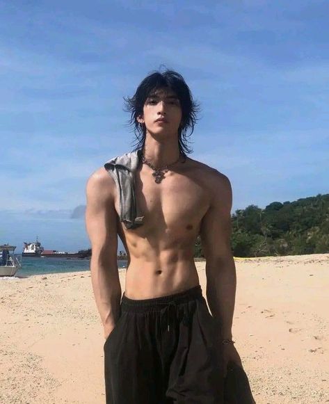 Male Pose Reference, Men Abs, Bakugou Manga, Hot Asian Men, Cute Asian Guys, Fitness Inspiration Body, Human Poses Reference, Human Poses, Healthier Lifestyle