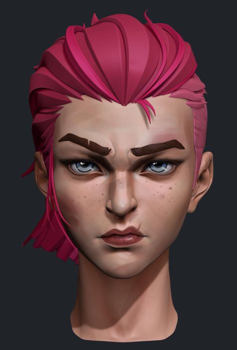 Create A Character, Arcane Vi, 3d Portrait, Anatomy Sculpture, Digital Sculpting, Digital Sculpture, 3d Artwork, 3d Texture, Game Character Design