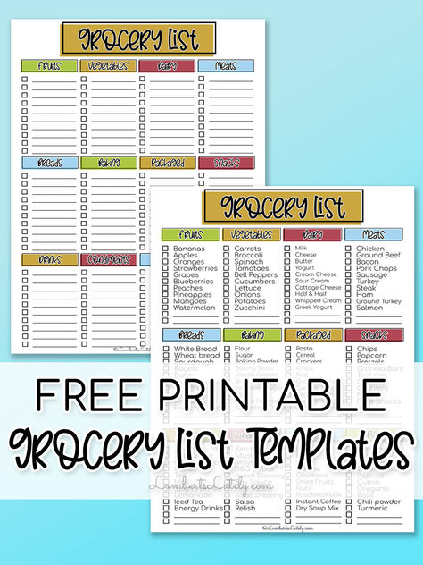 Free Printable Grocery List Templates. Grocery List Free Printable, Master Grocery List Printable, Free Printable Grocery List Templates, Free Printable Grocery List, Printable Grocery List Template, Creamed Turkey, Grocery List Printable Free, Master Grocery List, Free Grocery List