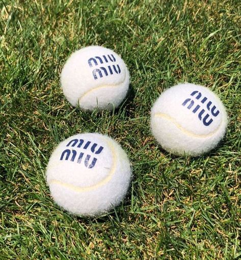 twelveNYC on Instagram: "Custom tennis balls for @miumiu Tennis Club 🎾 #gamesetmatch #funprojects" Y2k Moodboard, Extravagant Party, Tennis Core, Tennis Wimbledon, Tennis Girl, Tennis Aesthetic, Carols Daughter Products, Game Of Love, Summer Club