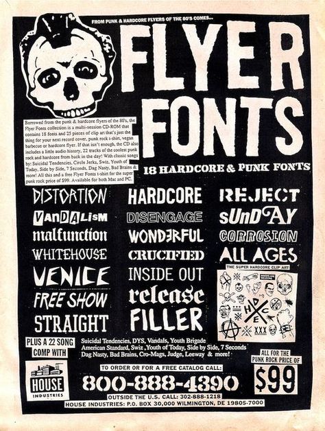 Punk Typography, Punk Font, Punk Graphic Design, Rock Font, Punk Zine, Punk Poster, Arte Punk, Zine Design, Punk Design