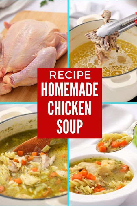 Chicken Soup With A Whole Chicken, Chicken Noodle Soup Using Whole Chicken, Crockpot Whole Chicken Noodle Soup, Chicken Noodle Soup From Whole Chicken, Whole Chicken Chicken Noodle Soup, Chicken Soup Whole Chicken, Chicken Soup With Whole Chicken, Whole Chicken Soup, Forgotten Chicken