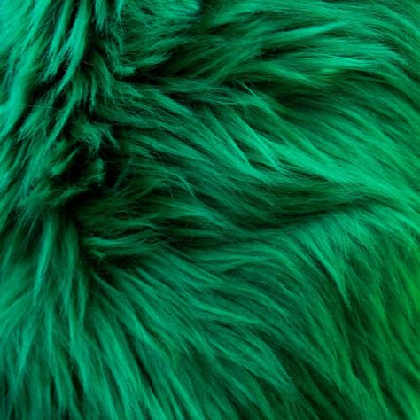 Fur Aesthetic, Green Fur, Pillow Crafts, Dark Green Aesthetic, Fur Fabric, Orange Aesthetic, Mini Charm, Faux Fur Fabric, Fur Fabrics