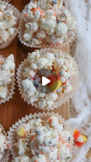 Heather Painchaud on Instagram: "Savor the perfect blend of sweet and salty in every bite with this candy corn popcorn ball recipe! A colorful, crunchy treat that’s a festive delight - be sure to SAVE THIS for Halloween 🎃

Ingredients 
4 cups popcorn – homemade or store bought.
12 oz Wilton white candy melts
1 bag 270 g white chocolate chips
1 cup salted peanuts
1 cup mini marshmallows
1 cup candy corn
1/4 cup Halloween sprinkles

Instructions

1. Add the white chocolate melts, peanuts and chocolate chips to the crockpot.
2. Set to cook on low for 1 hour, stirring at the half an hour mark.
3. If you’re going with homemade popcorn, now’s the time to get popping. You can use an air popper, stovetop with some coconut oil, or even microwave popcorn—just be sure to avoid any buttery or overly Popcorn Ball Recipe, Popcorn Homemade, Candy Corn Popcorn, Candy Corn Mix, Salted Popcorn, Marshmallow Halloween, Coated Popcorn, Popcorn Ball, Popcorn Balls Recipe