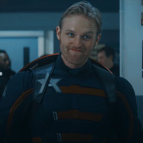 Wyatt Russell Captain America, Captain America Icon, Wyatt Russell, Mcu Icons, I Understood That Reference, John Walker, Kid Flash, Anthony Mackie, Marvel Icons