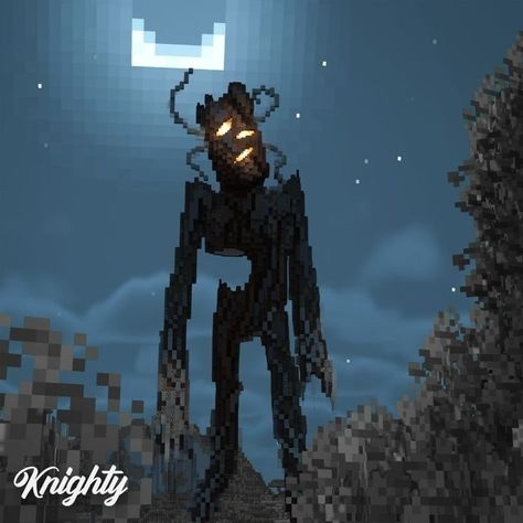 Creepy Minecraft Builds, Minecraft Mob Ideas, Minecraft Skins Halloween, Minecraft Mobs Mod, Sandbox Ideas, Build In Minecraft, Minecraft Models, Minecraft Halloween, Minecraft Dungeons