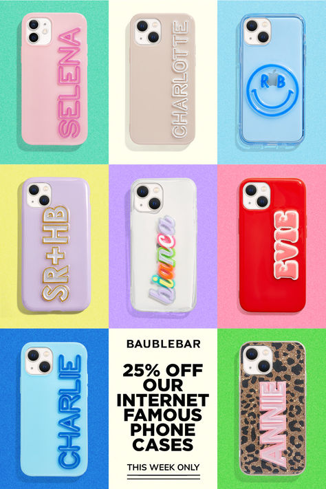 Bauble Bar Phone Case, Bauble Bar, Ups Shipping, Cheap Phone Cases, Pretty Phone Cases, Phone Stuff, Family Event, Personalized Phone Cases, Custom Phone