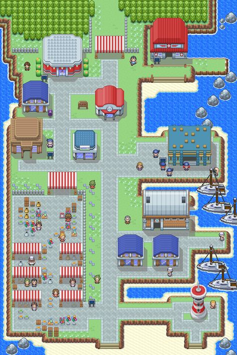 pixels and things Pokemon Architecture, Pokemon Dnd, Pokemon Towns, Pokémon Wallpaper, Game Map, Pokemon Rpg, Pokemon Project, Pixel Art Pokemon, Art Pokemon