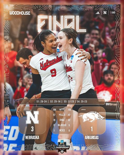 Volleyball Nebraska, Hope College, Volleyball Tournaments, Sports Scores, Volleyball Games, Sports Design Inspiration, Sports Graphics, Sports Graphic Design, Graphic Design Fun