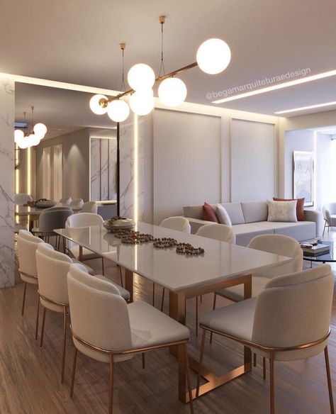 Dinning Room Designs Modern Luxury, Modern Shandliar Designs, Dining Room Design Luxury, Dining Table Design Modern, Dinning Room Design, Apartment Living Room Design, Dining Room Interiors, Luxury Dining Room, Home Design Living Room