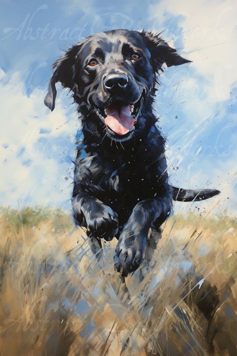 Lab Painting, Black Lab Art, Black Lab Painting, Black Dog Painting, Black Lab Painting Acrylic Easy, Black Labrador Painting, Black Lab Watercolor, Plein Air Easel, Labs Art