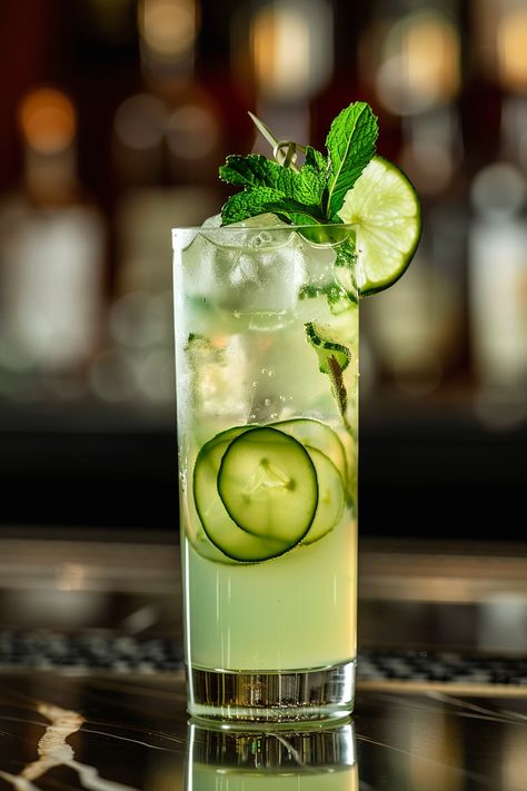 Refreshing Cucumber Sake Cooler Recipe - Beat the Heat!
#cocktails #cocktailrecipes #classiccocktails Sake Cocktails, Future Restaurant, Japanese Cocktails, Cucumber Cocktail, Sake Cocktail, Cucumber Vodka, Light Cocktails, Food Platter, Summer Coolers