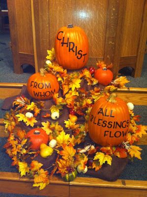 InfertilityMom: A Month of Thankful Pictures Harvest Decorations For Church, Fall Church Decorations, Fellowship Ideas, Fall Festival Decorations, Church Halloween, Fall Festival Games, Fall Harvest Party, Fall Carnival, Harvest Fest