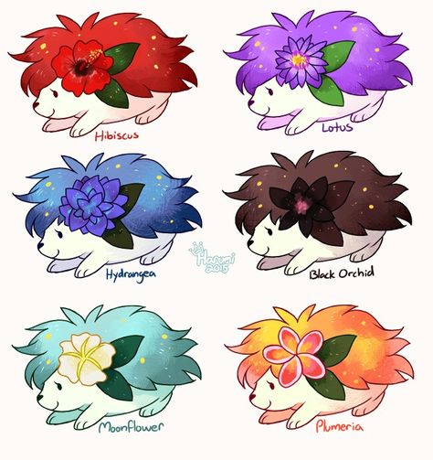 Shaymin Pokemon Art, Hedgehog Pokemon, Pokemon Subspecies, Pokemon Variations, Pokemon Fusions, Pokemon Fake, Pokemon Fusion Art, Pokemon Breeds, Oc Pokemon