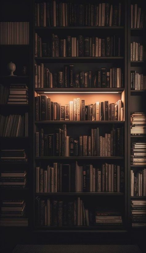 Bookshelf Aesthetic, Chill Wallpaper, Lots Of Books, Dark Academia Wallpaper, Aesthetic Dark Academia, Dark Books, Library Aesthetic, Academia Wallpaper, Book Wallpaper