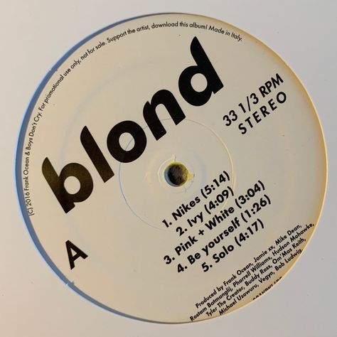 Frank Ocean Rug, Frank Ocean Vinyl, Frank Ocean White, Blonded Frank Ocean, Blonde Frank Ocean, Frank Ocean Album, Mike Dean, Ocean Rug, Vinyl Aesthetic